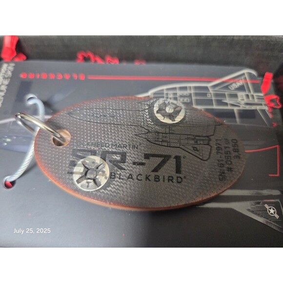 Motoart Planetags Lockheed Martin SR-71 Blackbird Exterior Thick with Rivets